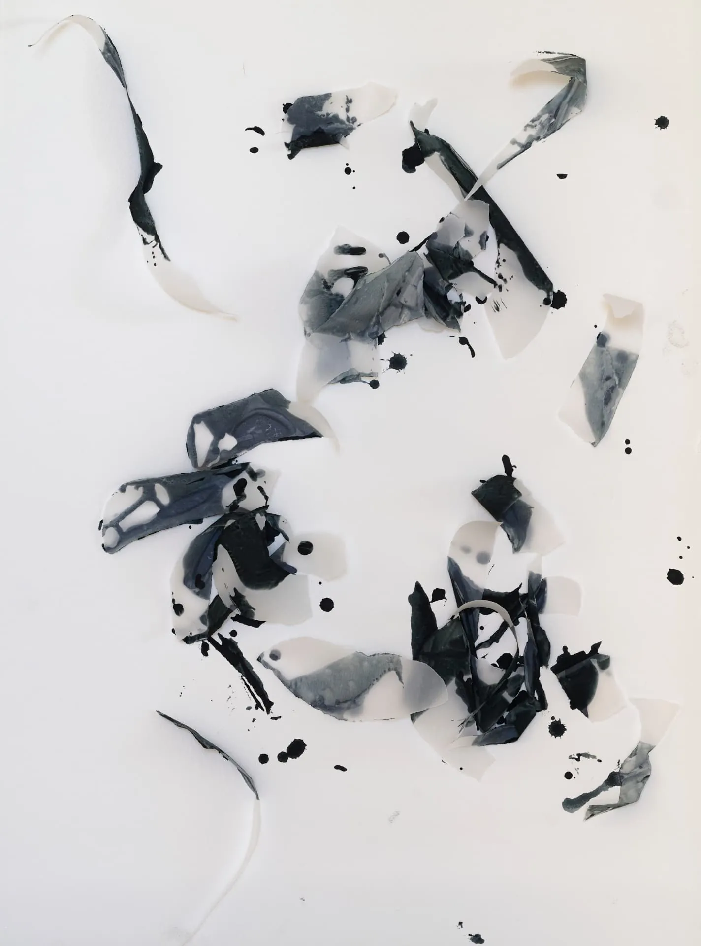 Life is but a breath № 08, 2026 — mixed materials, work by Britta Pukall